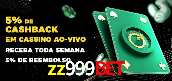 Promoções do cassino ao Vivo zz999bet